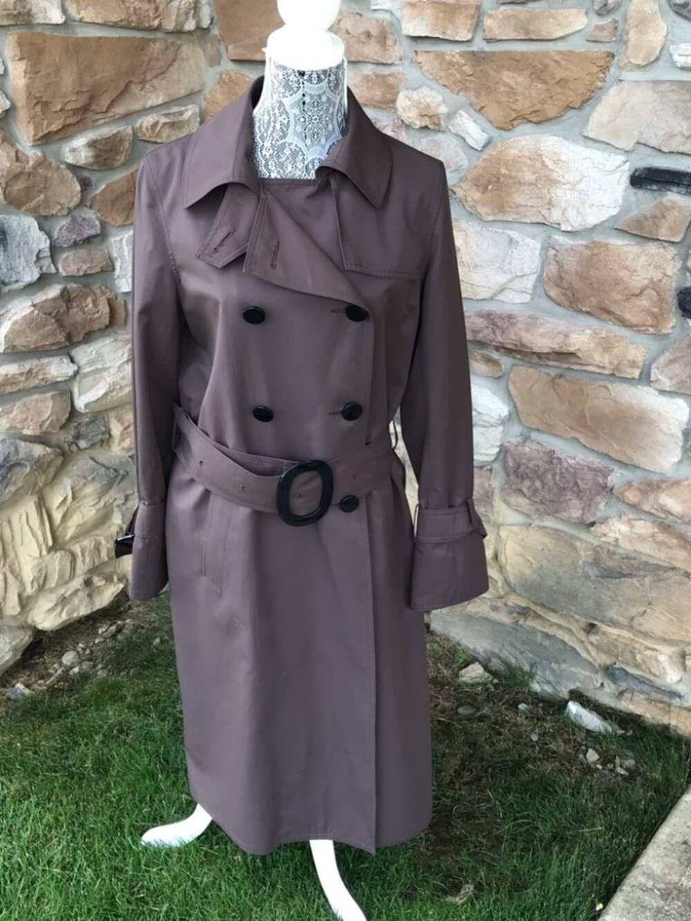 Ramosport Belted Brown Trench Coat